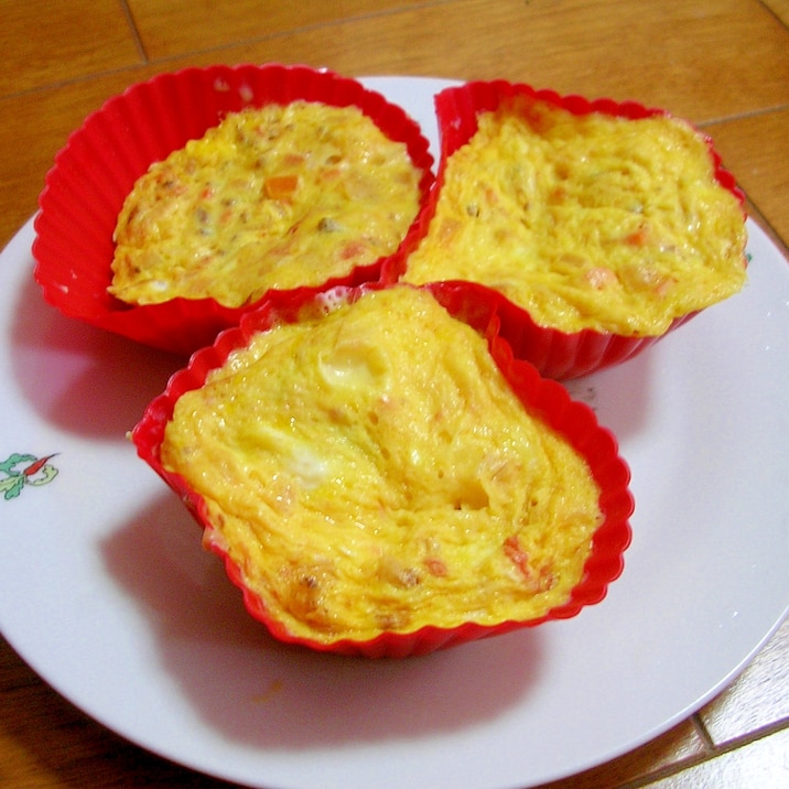 介護食に　ミートソース入りたまご